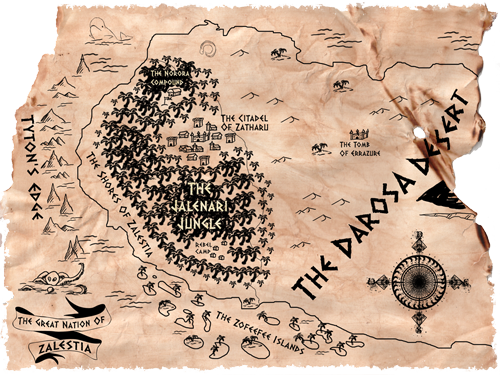 Spirits of Vengeance - Zalestia Map